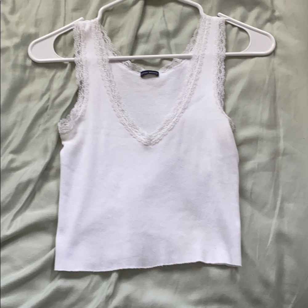 White brandy tank